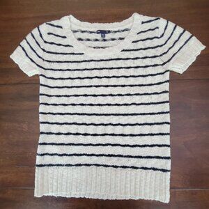 GAP Sweater Knit Short Sleeve Womens Size XS